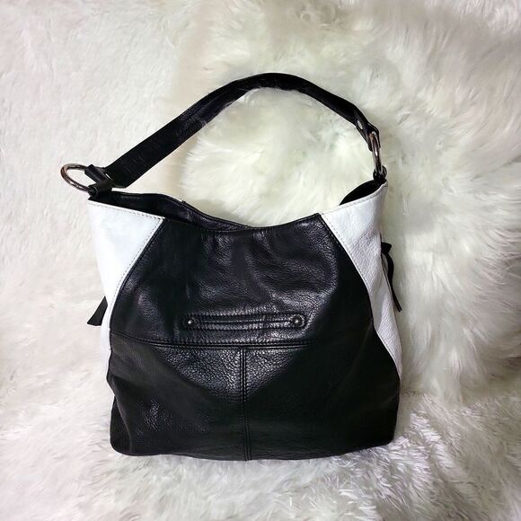 EUCBMAKOWSKY black and white all soft substantial genuine real leather AUTHENTIC - Picture 3 of 13